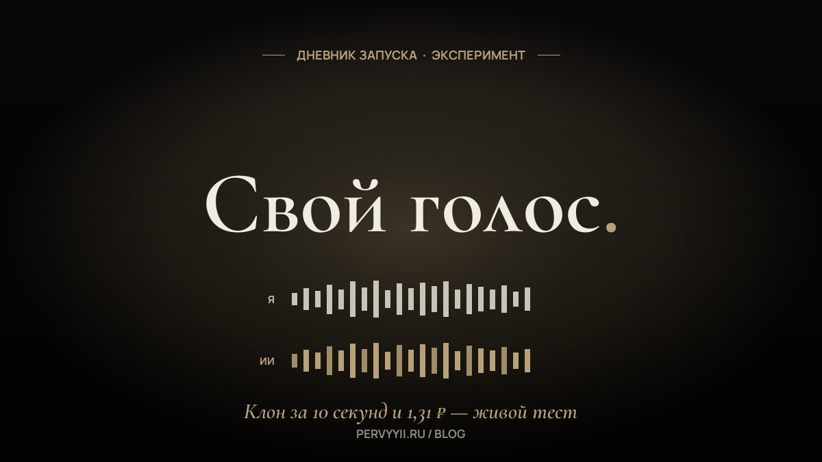 Клонирование голоса для бизнеса — живой тест с ценами